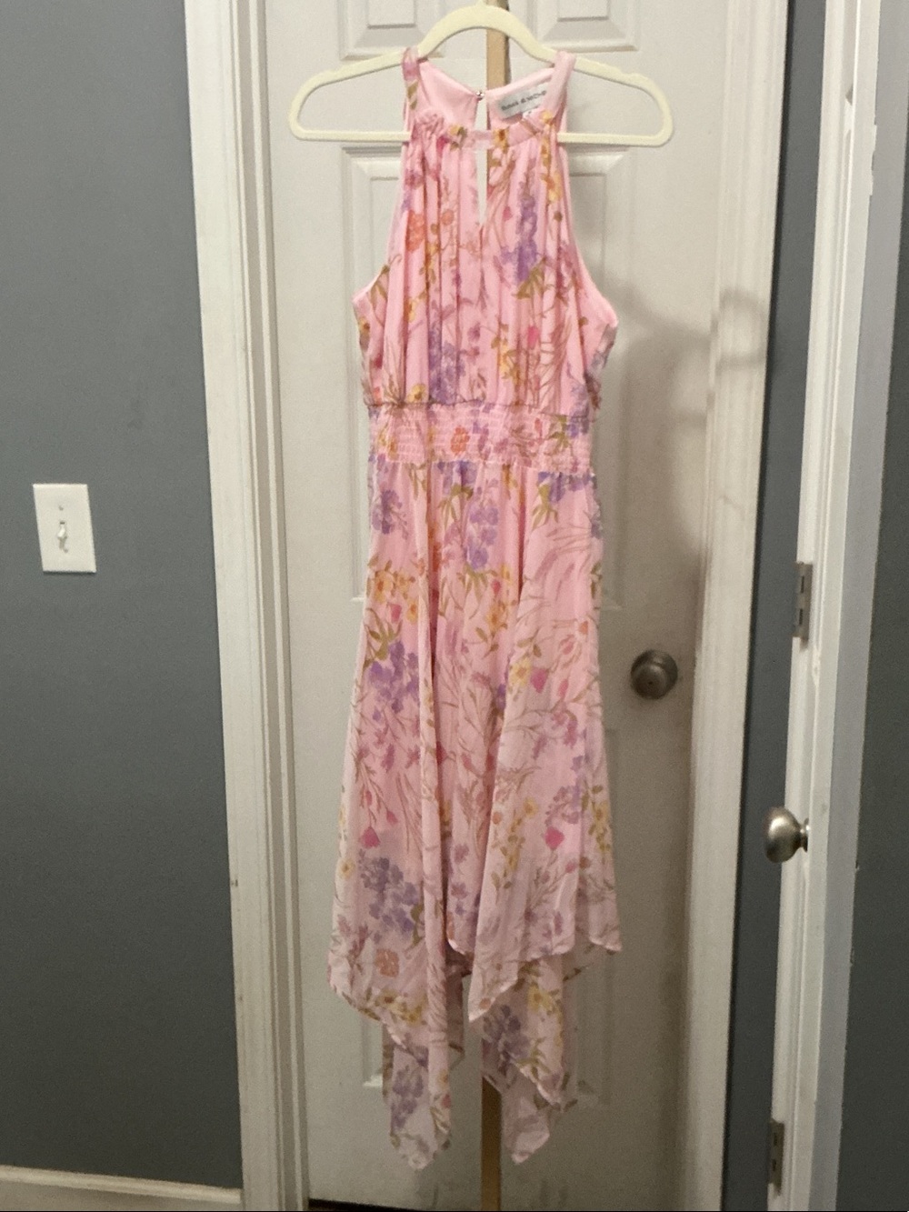 Emma & Michele Pink Floral Maxi Dress